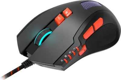 Produktbild von Canyon Corax, rechts, Optisch, USB Typ-A, 6400 DPI, Schwarz, Orange