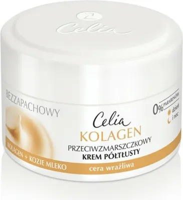 Produktbild von CELIA Collagen Anti-Falten Halbfett-Gesichtscreme Ziegenmilch 50ml