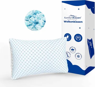 Produktbild von Wollkenkissen 70x50 cm, ergonomisch, stützend, einstellbar, kühlend & wärmend