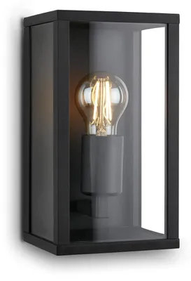 Immagine prodotto di Briloner Leuchten LUANDA - Lampada da parete e soffitto - 3638015 - Protezione dagli spruzzi d'acqua IP44 - Attacco E27 - 26 x 14 x 13,5 cm