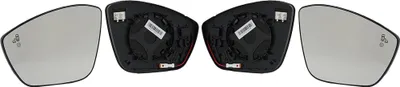 Immagine prodotto di Johns, set specchietti retrovisori sinistro e destro adatti per Citroen C3 SX riscaldati per autoveicoli con SPA