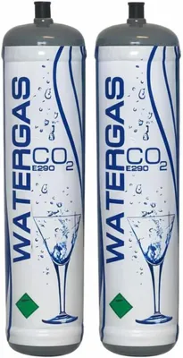 Image de Bouteille de CO₂ alimentaire E290 de 600 g pour gazéificateur – CO₂ pour eau pétillante – Bouteilles de CO₂ à usage unique M11x1 pour la maison et le bureau (2)