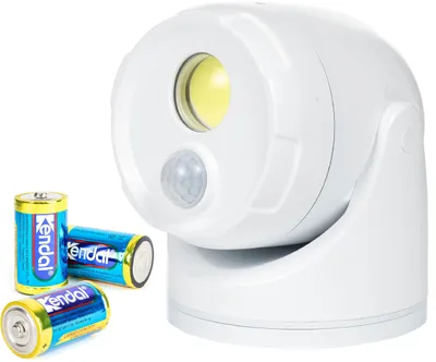 LED-Batterie-Spot mit Bewegungsmelder, 450 Lumen, neutralweiß, Timer