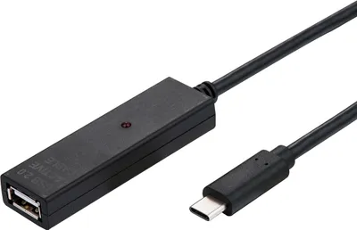 Image de Valeur VALEUR 12.99.1114 Câble USB USB 2.0 20 m USB A USB C Noir