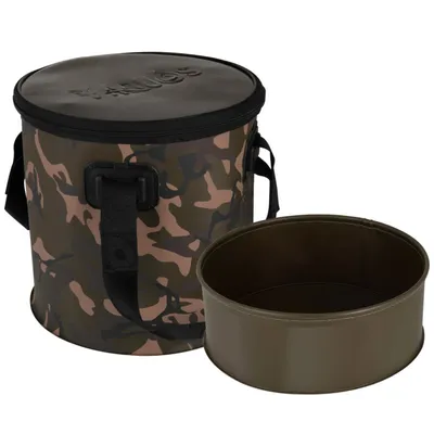 Produktbild von Fox Aquos Camolite Bucket and Insert 12L 29x28cm - Futtereimer
