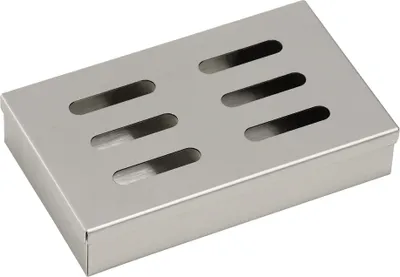 Produktbild von Dehner Räucherbox, ca. 21 x 13 x 3.4 cm, Edelstahl, silber