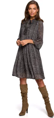 Produktbild von Stylove Midikleid für Frauen Vincent S237 grau L