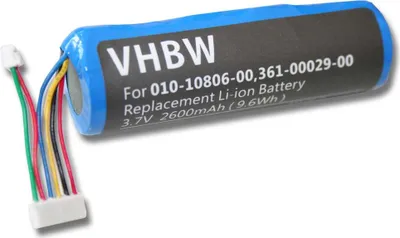 Produktbild von vhbw Akku kompatibel mit Garmin Astro 320, 220, DC30, DC40, DC20 Hundehalsband Hunde-Trainer (2600 mAh, 3,7 V, Li-Ion)
