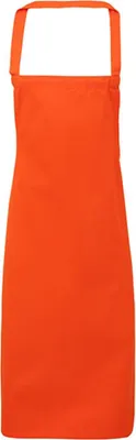 Immagine prodotto di Premier Workwear PR102 | Grembiule in cotone (senza tasca) - 60 x 87 cm - Colore: Arancione (circa Pantone 1655) - Dimensioni: 60 x 87 cm