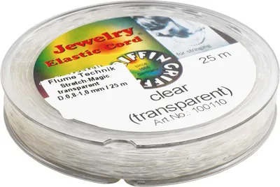 Obrázok produktu pre Elastischer Faden Stretch-Magic Nylon transparent Ø 0,50mm -25m