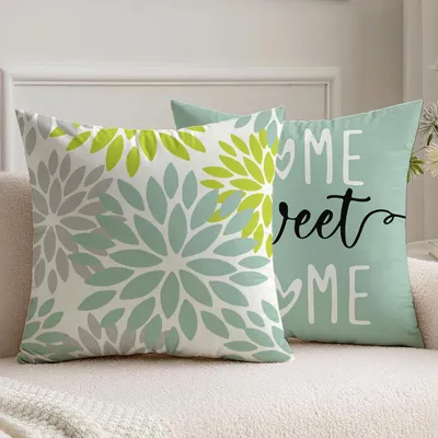Produktbild von Omgoods – Set aus 2 dekorativen Kissenbezügen, 50 x 50 cm