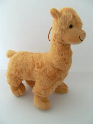 Produktbild von Stofftier Alpaka, 31 cm, hellbraun, Kuscheltier Plüschtier, Lama, Alpakas, Lamas