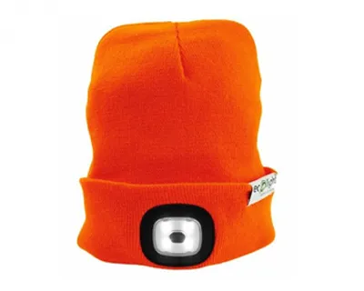 Obrázek produktu pro Čepice s čelovkou USB LTC 22220, Oranžová