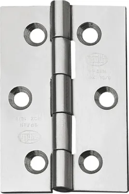 Produktbild von Edelstahlscharnier Klappscharnier diverse Größen 18/8 Scharnier aus Edelstahl Hochwertig 60mm x 40mm