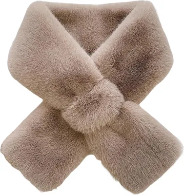 Produktbild von Damen-Halsschal, einfarbig, weich, warm, winddicht, kälteabweisend, dicker, kälteabweisender Schal
