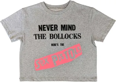 Image de Pistols - "Never Mind The Bollocks" Débardeur court pour femme RO5590 (L) (Gris)