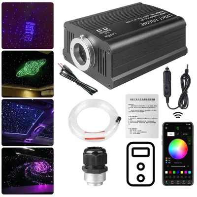Image de Lampe d'ambiance, LED RGBW, télécommande incluse, 500 pièces x 2 mètres