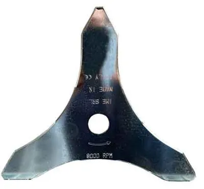 Image de LAME PROFESSIONNELLE POUR DÉBRoussailleuse À 3 DENTS À DOUBLE AFFÛT