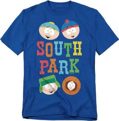 Image de South Park - "Best Buds" T-shirt Homme/Femme Unie TV21612 (XXL) (Bleu roi)