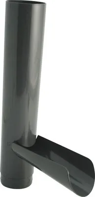 Produktbild von Marley Wasserablaufklappe Kunststoff Anthrazitgrau RAL 7016 NW 75 mm