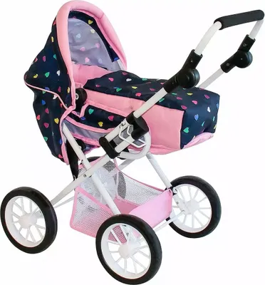 Produktbild von Hausmann 231059 - Toy Toy Toy - Puppenwagen Midi, Herz