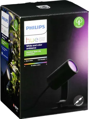 Produktbild von Philips Hue Lily LED 1flg. Spot Erweiterung schw.