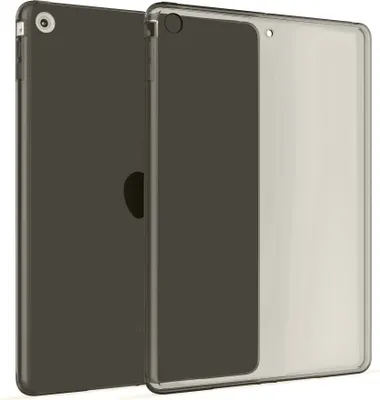 Produktbild von Hülle Kompatibel mit Apple iPad Mini 1, Mini 2, Mini 3 - Transparent Silikon Cover Case Schutzhülle in Schwarz