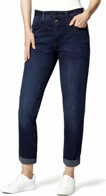 Produktbild von STOOKER DAVOS Damen Jeans Hose - Boyfriend Slim Fit - Blue black used (W44/L30)