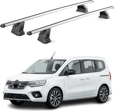 Image de Barres de toit transversales Alu pour Renault Kangoo III 2021-2026 Gris 2Pcs