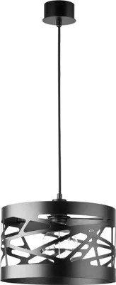 Immagine prodotto di Lampada a sospensione decorativa moderna nera rotonda di design 30 cm Modulo Frez 1xE27 15W Sigma Lighting