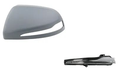 Zdjęcie produktu dla Johns, nakładka lusterka + kierunkowskazy LED pasuje do Mercedes W447 V-Class Vito 03/14 - Lewa A44781100309999 4,47811E+13 0999067101 A0999067101 0999060143