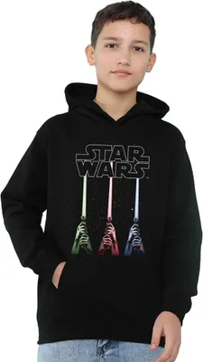 Produktbild von Star Wars - Kapuzenpullover für Kinder TV24474 (152-158) (Schwarz)