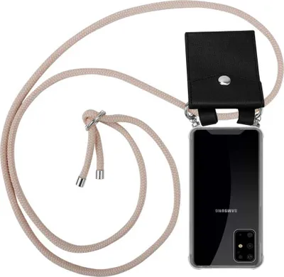 Obrázek produktu pro Cadorabo Ochranné pouzdro pro Samsung Galaxy S20 PLUS Case v růžové barvě Odnímatelné pouzdro s řetízkem na mobilní telefon