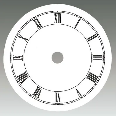 Obrázok produktu pre Číselník Hliníkové rímske číslice Ø 57 mm