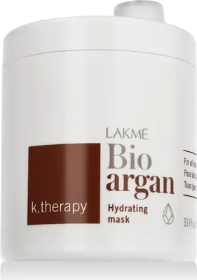 Immagine prodotto di Lakmé K.Therapy Bio Argan Hydrating Mask maschera nutriente per capelli idratanti 1000 ml