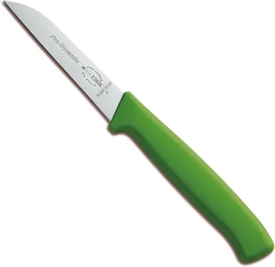 Imagen del producto de Cuchillo de cocina ergonómico, hoja de 7 cm, color verde manzana, ideal para verduras y frutas