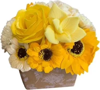 Produktbild von Blumenstrauß aus Seife und Seifenblumen Hot Summer
