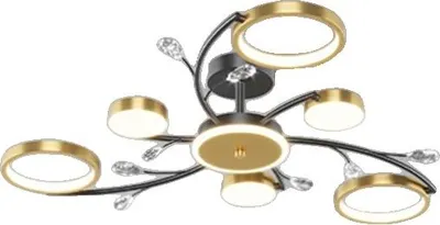 Immagine prodotto di Lampada a sospensione, dimmerabile, design elegante, 6 luci
