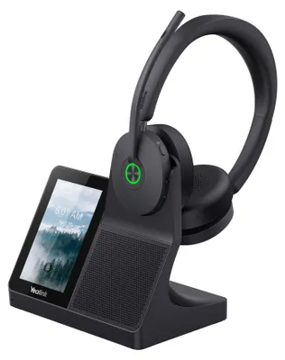Obrázok produktu pre Yealink WH68 Workstation Headset, Káblový a bezdrôtový, 20 - 20000 Hz, Hovor / hudba, 155 g, Slúchadlá s mikrofónom, Čierna