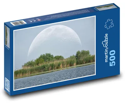 Obrázek produktu pro Puzzle 500 Měsíc nad jezerem - martinpuzzle