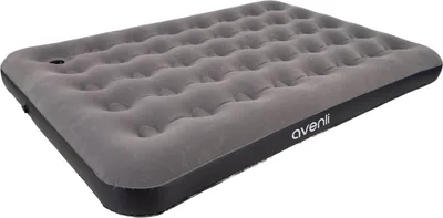 Produktbild von Avenli Luftmatratze Camping CloudCoil grau eingebaute Fußpumpe 191x137x22cm
