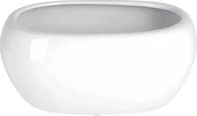 Produktbild von Famanu Keramische Blumentopf Weiß - Zeitloses Design
