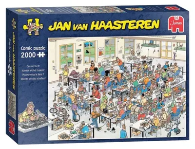 Produktbild von Jan van Haasteren - Können wir das schaffen? (2000 Teile), 2000 Stück(e), Humor, 15 Jahr(e)