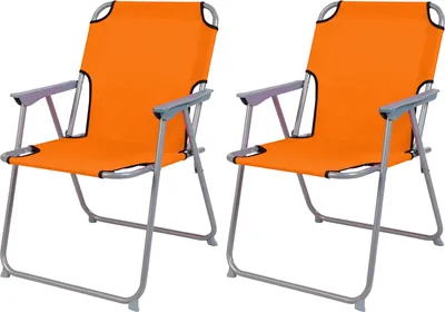 Produktbild von 2'er Set Campingstuhl Stoff Oxfort Metall verschiedene Farben