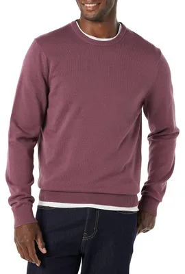 Productafbeelding van A. Essentials herenpullover met ronde hals (verkrijgbaar in grote maten)