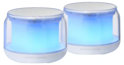 Zdjęcie produktu dla Mars Gaming MS-AURA, Przewodowy i Bezprzewodowy, 15 W, 20 - 20000 Hz, 4 Ω, Biały