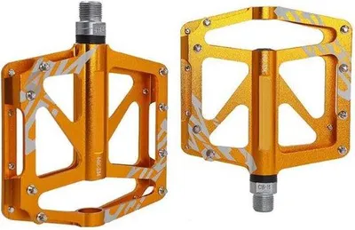 Produktbild von Famanu MTB-Pedale Aluminium - ultraleicht, rutschfest, 9/16 Zoll, gold
