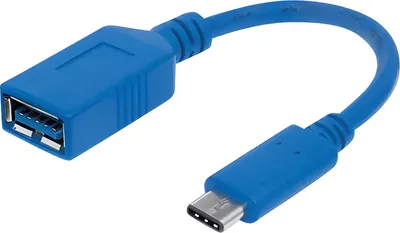 Image de MANHATTAN Câble USB 3.1 C -> A St/Bu 0,15m bleu