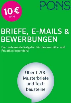 Produktbild von PONS Briefe, E-Mails & Bewerbungen