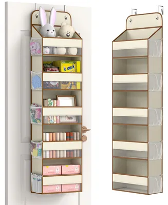 Über-der-Tür-Organizer, 5-stufig, beige, 15 Fächer